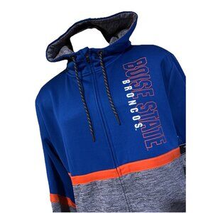 NEW Boise State BSU Broncos Colosseum Full Zip Hoodie Sweatshirt Men's L